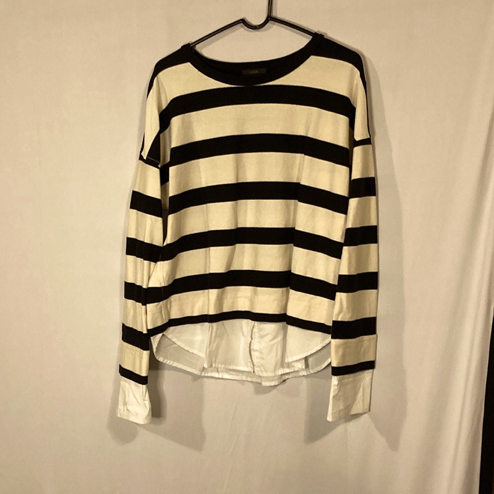 J Crew‎ Rugby Shirt Tail Top